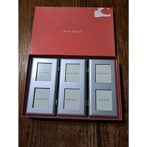 Avenue Accents Bendable Six Picture Frame Muted Silver Color Decor